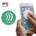 Back silicone microfiber sticky mobile phone screen cleaner